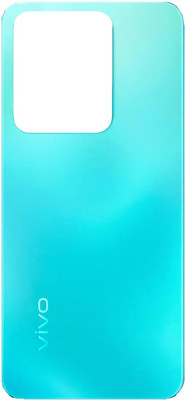 Sandreezz Vivo V25 (5G) (Best Quality) (Glass) (with Proper Logo) Back Panel(Surfing Blue)