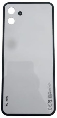 FLOUNDER NOTHING PHONE 1 (GLASS) WITH PROPER LOGO Back Panel(BLACK)