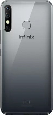 Tusail Infinix Hot 8 Back Panel(Grey)
