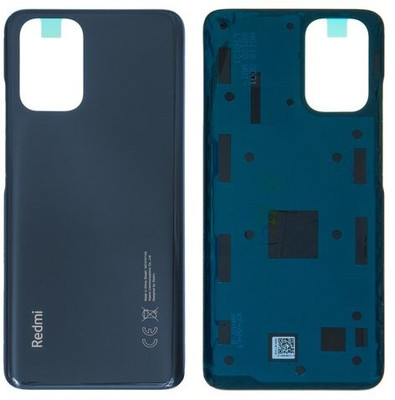 Sandreezz Xiaomi Redmi Note 10 (4G) (with Proper Logo) (Best Quality) Back Panel(Shadow Black)