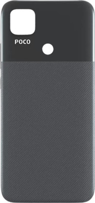 Shkiyo Redmi Poco C31 With Proper Logo Back Panel(Black)