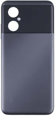 Shockware Poco M4 5G India : Black Back Panel(Black)