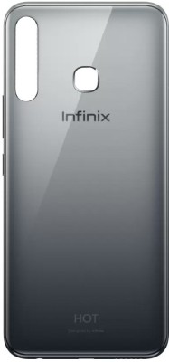 Unique4Ever Infinix ( Hot 8 ) With Side Volume & Power Buttons Back Panel(Shark Grey)