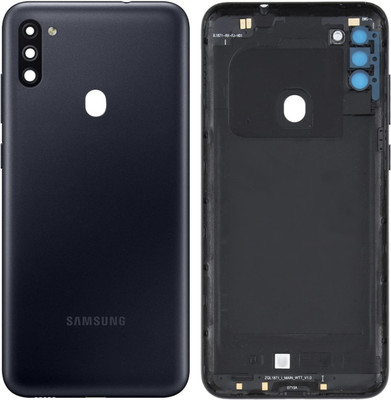 Unique4Ever SAMSUNG Galaxy M11 (SM-M115FZKEINS) Back Panel(Black)
