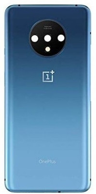 KezeMize OnePlus 7T (with Camera Lens) (with Proper Logo) (Glass) Back Panel(Glacier Blue)