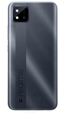 FixHub REALME C11 2021 back cover with side key button compatible Back Panel(BLACK)