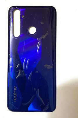 Sparevilla REALME Back Door Panel Back Body Housing Panel Back Glass Body Realme 5 : Blue Back Panel(Blue)