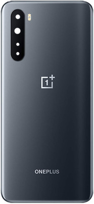 Safa Oneplus Nord With Camera Glass Back Panel(Grey)