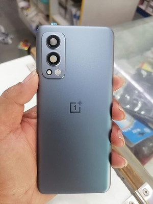 FixHub OnePlus Nord 2 5G Glass Back Door Back Case Panel Compatible Back Panel(grey)