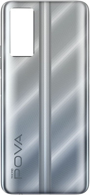 Sandreezz Tecno POVA 2 (LE7) (with Proper Logo) Back Panel(Silver)