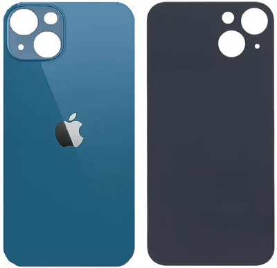 Flipkart SmartBuy Apple iPhone 13 (Glass) (with Proper Logo) Premium Quality Back Panel(Blue)