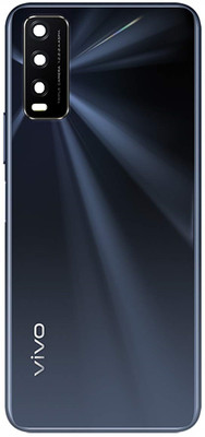 Sandreezz Vivo Y20G with Proper Logo (With Middle Ring Camera Lens & Side Volume Power Buttons) Full Panel(Obsidian Black)