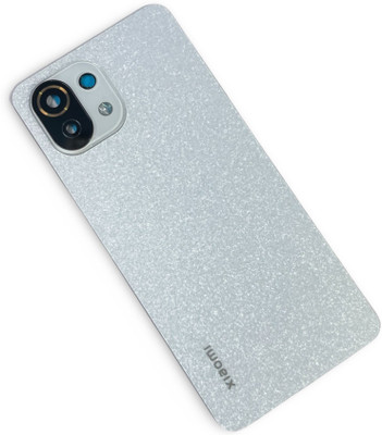 Flipkart SmartBuy Xiaomi Mi 11 Lite (with Camera Ring Glass Lens) Back Panel(Snowflake White)