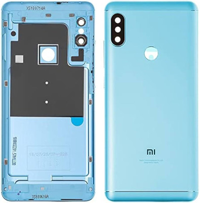 Sandreezz Xiaomi Redmi Note 5 Pro with Proper Logo (with Side Volume Power Buttons) Back Panel(Blue)