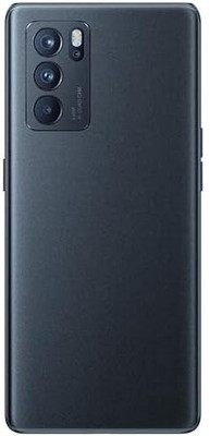 Docile Docile Back Panel for Oppo Reno 6 Pro (Black) Rear Glass Body Cover with Camera Lens Cutout Back Panel(BLACK)