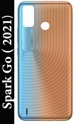 PARADISEEOM Tecno Spark Go ( 2021 ) KE5 Back Panel(Horizon Orange)