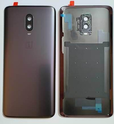 SPAREASP OnePlus 6T Matt Black With Camera Lens Back Panel(Black)