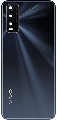 Sandreezz Vivo Y12s with Proper Logo (With Middle Ring Camera Lens & Side Volume Power Buttons) Full Panel(Phantom Black)