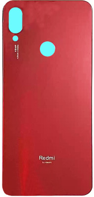 HQP for Xiaomi Redmi Note 7 Pro_Note 7_Note 7s ( M1901F7S, M1901F7G, M1901F7H ) [ With Brand LOGO & Pre Installed Adhesive Tape ] Battery Back Glass Door Replacement Back Panel(Nebula Red)