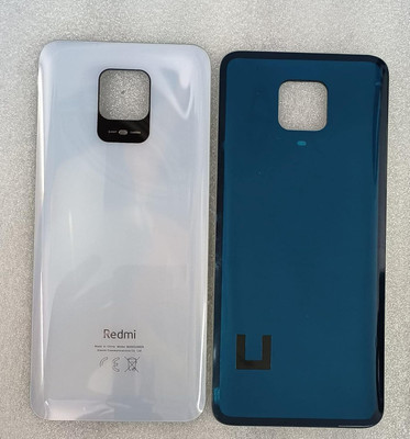 FixHub redmi not 9 pro max Back Panel Back Glass Body Back Panel(WHITE)