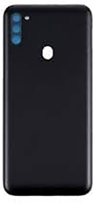 imbi Samsung Galaxy M11 Power And Volume Button Camera Glass Back Panel(Black)