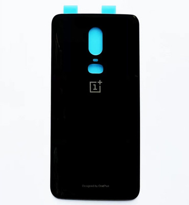 Tusail ONEPLUS 6 Back Replacement Glass, Back Panel(Black)