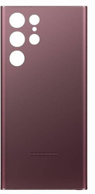 SRaccessories Samsung Galaxy S22 Ultra Back Panel(Burgundy)