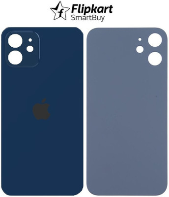 Flipkart SmartBuy Apple iPhone 12 Premium Quality (Glass) Back Panel(Blue)