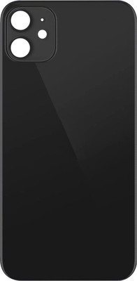 FriendzzWorld Apple iPhone 11 ( with Proper Brand LOGO ) Glass Back Panel(Black)