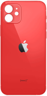 FLOUNDER APPLE IPHONE 12 WITH PROPER LOGO Back Panel(RED)