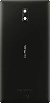 SPAREWARE NOKIA 3 BLACK Back Panel(Black)