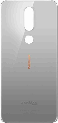 SRaccessories Nokia 7.1 Back Panel(Silver)