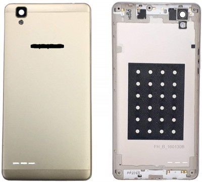 Kraze4blaze Oppo F1 (With Lens and Proper Logo) Back Panel(Gold)