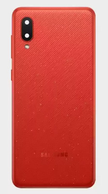 Sandreezz Samsung M02 (with Proper Logo) Back Panel(Red)