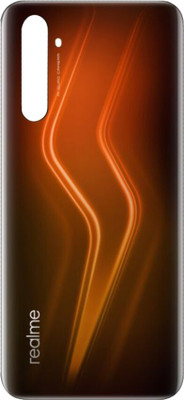 Unique4Ever Realme 6 Pro ( GLASS ) Back Panel(Lightning Orange)