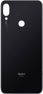 IncMart XIAOMI Redmi Note 7- note 7S BACK Glass panel Back Panel(Black)