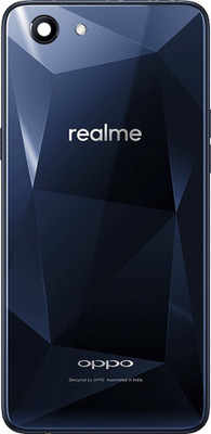 SMARTBUY Realme 1 With Side Volume & Power Buttons Back Panel(Diamond Black)