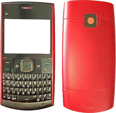 imbi Nokia X2-01 (2010) Mobile Phone Panel Front Back Body With Keypad Front & Back Panel(Red)