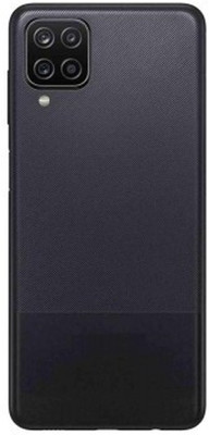 imbi Samsung Galaxy A12 With Middle Frame, Volume Button Camera Glass Full Panel(Black)