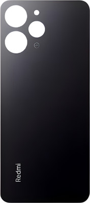 SRaccessories Redmi 12 (4G) Back Panel(Black)