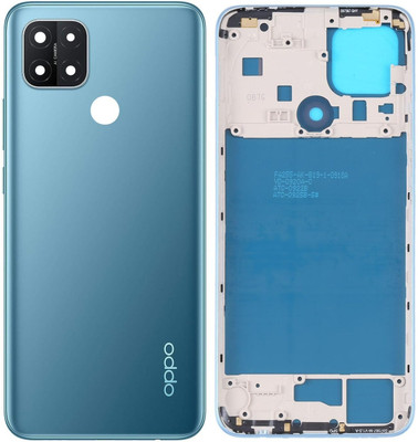 SRaccessories Oppo A15 (Housing Body) (Side Keys with Middle Body) Full Panel(Mystery Blue)