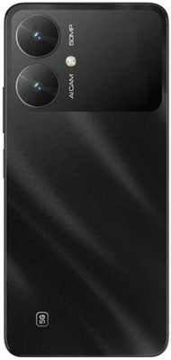 SRaccessories Poco M6 5G (Housing Body) (Side Keys with Middle Body) Full Panel(Galactic Black)
