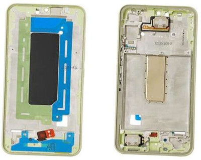 HNVIEW SAMSUNG GALAXY A34 5G Middle FRAME WITH PROPER FITTING AND COMAPTIBLE Back Panel(Green)