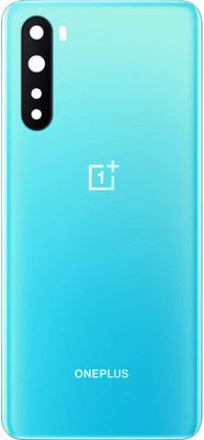 Tworld OnePlus Nord 5G ( AC2001, AC2003 ) - [With Camera Glass & Adhesive Tape] Battery Replacement Glass Door Back Panel(Blue Marble)