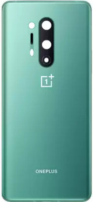 SRaccessories ONEPLUS 8 Pro Original (Glass) (with Proper Logo) Back Panel(Glacial Green)