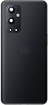 Docile OnePlus 9 Pro Back Panel Stellar Black Glass Battery Door Rear Housing Cover Replacement Back Panel(BLACK)