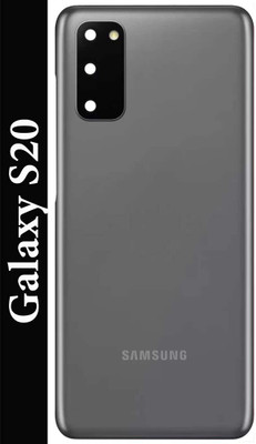 Purplesavvy SAMSUNG GALAXY S20 / SM-980( With Camera Ring Glass Lens ) Back Panel(Grey)