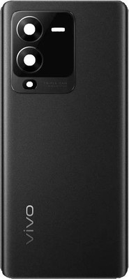 SRaccessories Vivo V25 Pro (5G) (with Camera Lens) Back Panel(Pure Black)