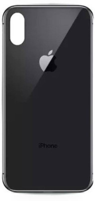 Niviti Apple Iphone X Back Panel(Black)