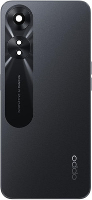 Sandreezz OPPO A78 (5G) With Middle Ring Camera Lens & Side Volume Power Buttons Full Panel(Glowing Black)